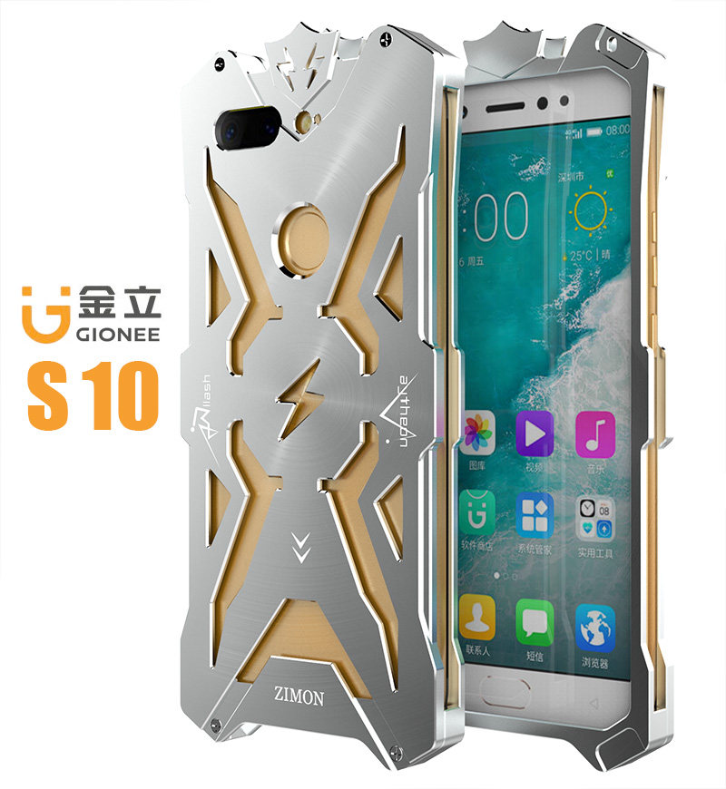 SIMON THOR Aviation Aluminum Alloy Shockproof Armor Metal Case Cover for Gionee S10