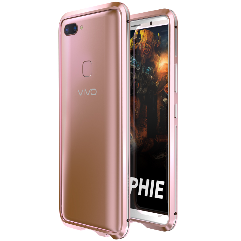 Luphie Bicolor Blade Sword Slim Light Aluminum Bumper Metal Shell Case for vivo X20 & vivo X20 Plus