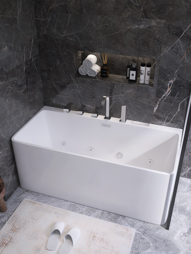 Independent type acrylic surf massage with five sets adult integrated four sides Skirt Bathtub Double Home Bath