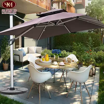 Outdoor parasol courtyard umbrella 3 m large parasol stall advertising outdoor garden balcony terrace Roman umbrella