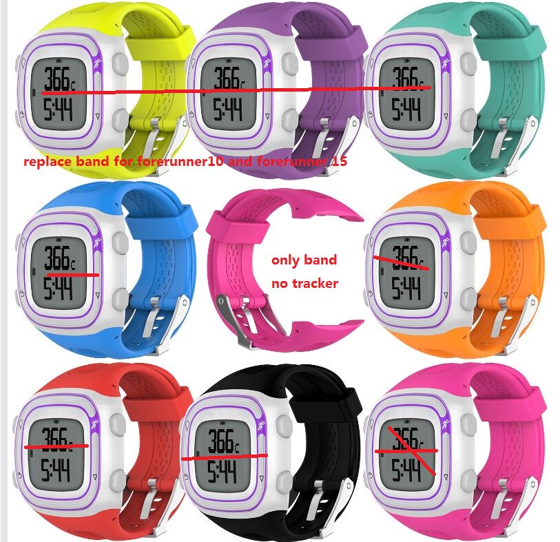 F10 F10 F15 Canon forerunner10 replacement watch with forerunner 15 silicone cuff
