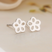 Plant autumn online Falian Ni sales flower sterling silver earrings female 2020 tide Japanese and Korean simple style earrings