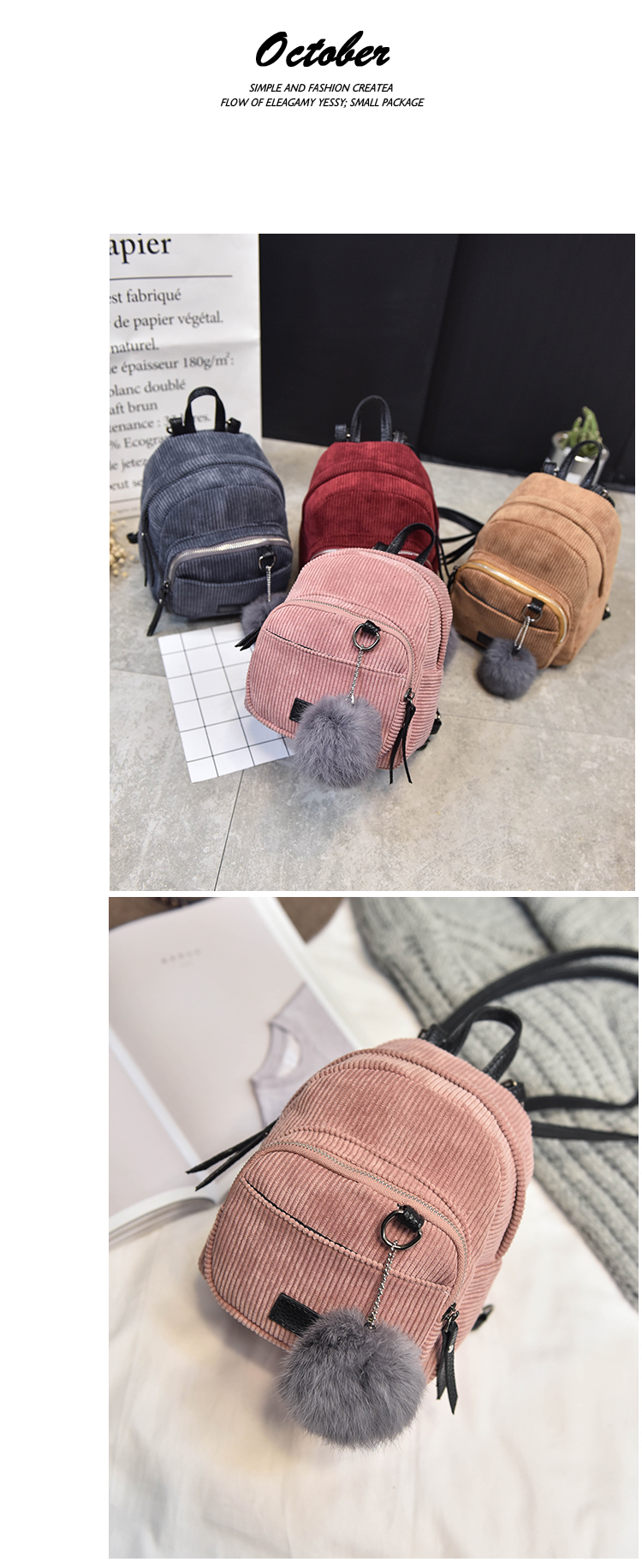 Hidrófugo Otras Mochila De Mujer Casual Mochilas Para Mujer display picture 5