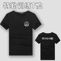 Summer quick-drying round neck Security Service special service property T-shirt security duty uniform short sleeve mens clothing men
