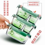 Офисные работники стеклянная ланч -коробка можно использовать для отопления микроволновой печи, миска фруктов бенто, свежее -хранение с коробкой для пищи женской крышки