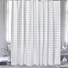 Bathroom Partition Shower Curtain Set, No-Drill Waterproof Shower Room Bathroom Door Water-Blocking Curtain, Thickened Fabric