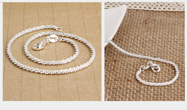 Bracelet de cheville Femme OTHER   en Argenterie - Ref 3104601 Image 19