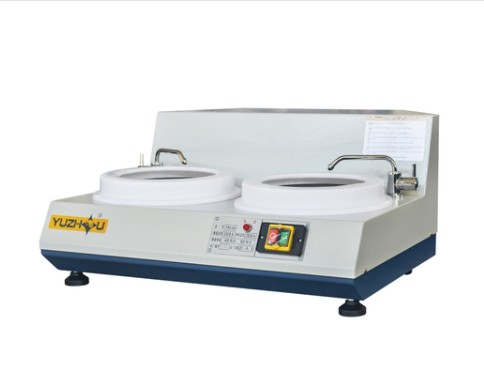 Shanghai metallographic pre-grinder Yuzhou 400 rpm 500 rpm double head double disc double speed grinding and polishing machine YM-2A