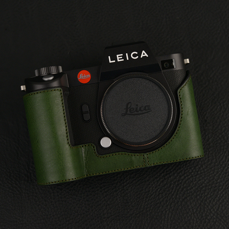 Italian cow leather skin Leica SL 2 leather coat leather camera pack half - set portable base accessories