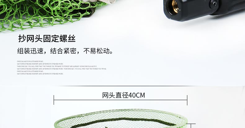 Guangwei nhúng lưới đen ống vuông đánh cá bằng nhôm túi lưới siêu cứng cần câu cá câu cá thiết bị câu cá 2,5 m cần câu cá tay