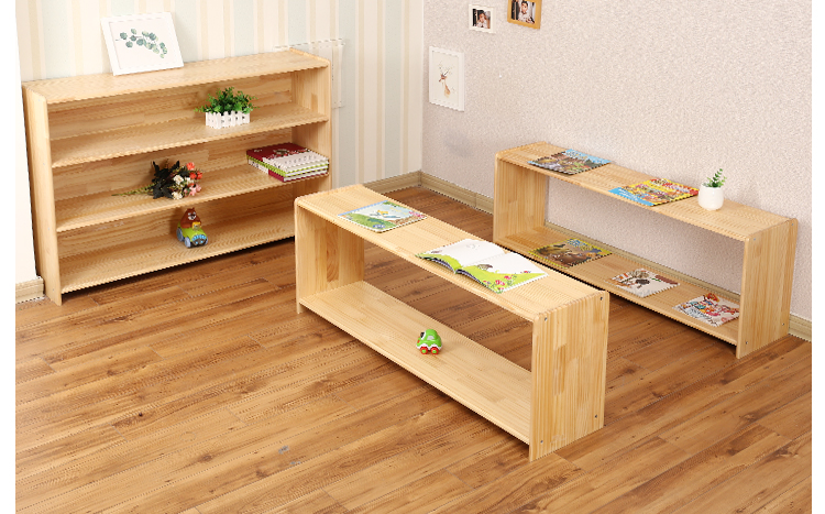 đồ chơi trẻ em mẫu giáo của mầm non Montessori dạy bảo quản máy trợ giá tủ tủ khóa tủ gỗ tủ góc khu vực vận chuyển - Buồng tủ nhựa 4 ngăn