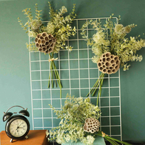 INS Wind Emulation Flowers Lotus Bouquet With Flowers Bouquet Table Tea Table Tea Table Decoration Furnishing Picnic Bouquet Photo Props Fake Flowers