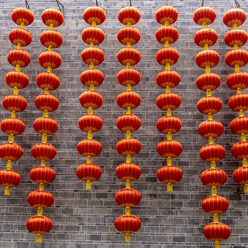 Чай улун Да Хун Пао, дорожный водонепроницаемый шелковый большой фонарь