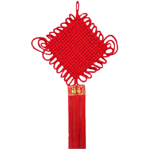 Большие и маленькие подвески в китайском узле, подвески для городского дома, ТВ фон, настенные праздничные новогодние украшения, кисточки