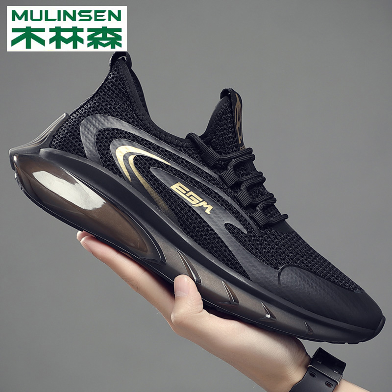 Wood Linson Men Shoes 2022 New Summer Coconuts Shoes Breathable thin Fly web face 100 hitch Casual Sneaker Tide