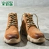 Mulinsen Martin khởi động giày tuyết nam và giày cotton nhung ấm áp để giúp giày nam có dụng cụ cao để giúp giày nam mùa đông giầy tây Giày ống
