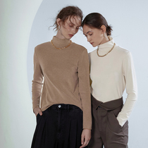 Aozhi German velvet amino acid delicate soft waxy high bomb display thin vertical bar semi high collar pile collar base shirt