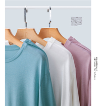 Austrian Zhiguo designer vertical seam design silhouette top womens 21 spring and summer new 8-color Lyocell silk T-shirt