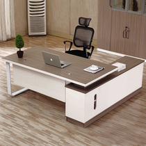 Single manager desk Chinese Presidents big class desk minimalist Hyundai boss Table Office Grand Bandai Desk Supervisor Table