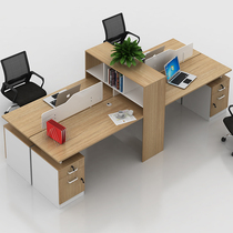 Single-position staff station desk office table and chairs for staff screen desk staff of Guangzhou 4-level combined desk staff