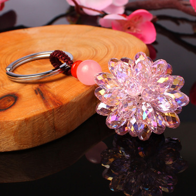 Car Keychain Pendant for Women, High-End Diamond Crystal, Exquisite and Sophisticated, High-End Light Luxury Style Bag Charm Chain