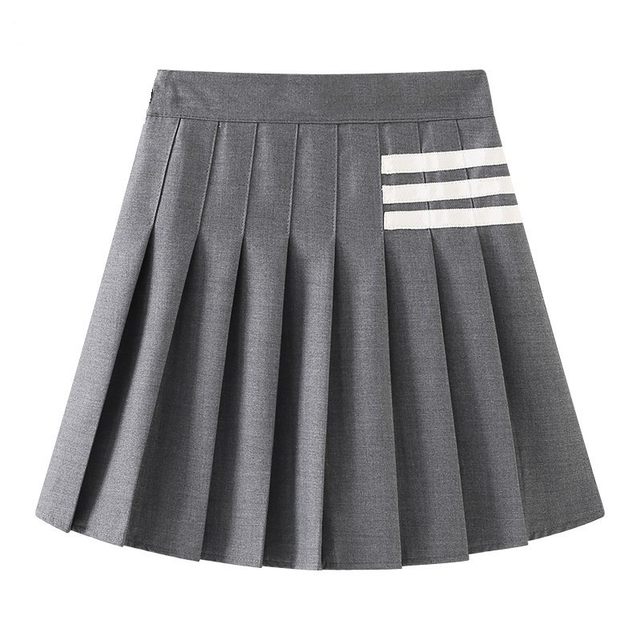 tb pleated skirt ເດັກຍິງພາກຮຽນ spring ແລະ summer ວິທະຍາໄລແບບ JK slim skirt versatile short skirt ຕ້ານ exposure suit culottes