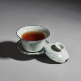 Керамический антикварный сине-белый чай, чайная чашка, чайный сервиз, DIY, ручная роспись