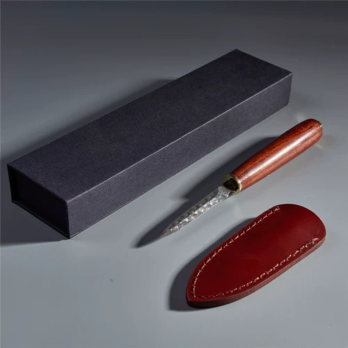 Стерилизация Damascus Pu'er Tea Knife Ebony Patter