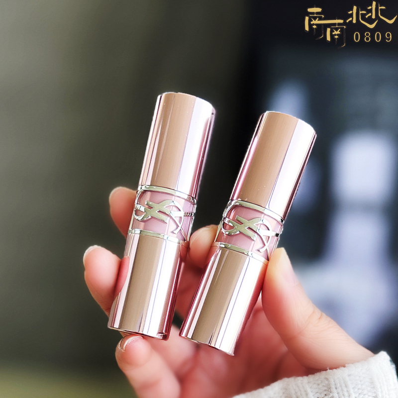 Spring New Product Ysl Saint Laurent Lipstick Pink Silver/Round Tube Translucent Red Tea/ # 7B Natural Color 80 Round Tube Lip Balm Moisturizing