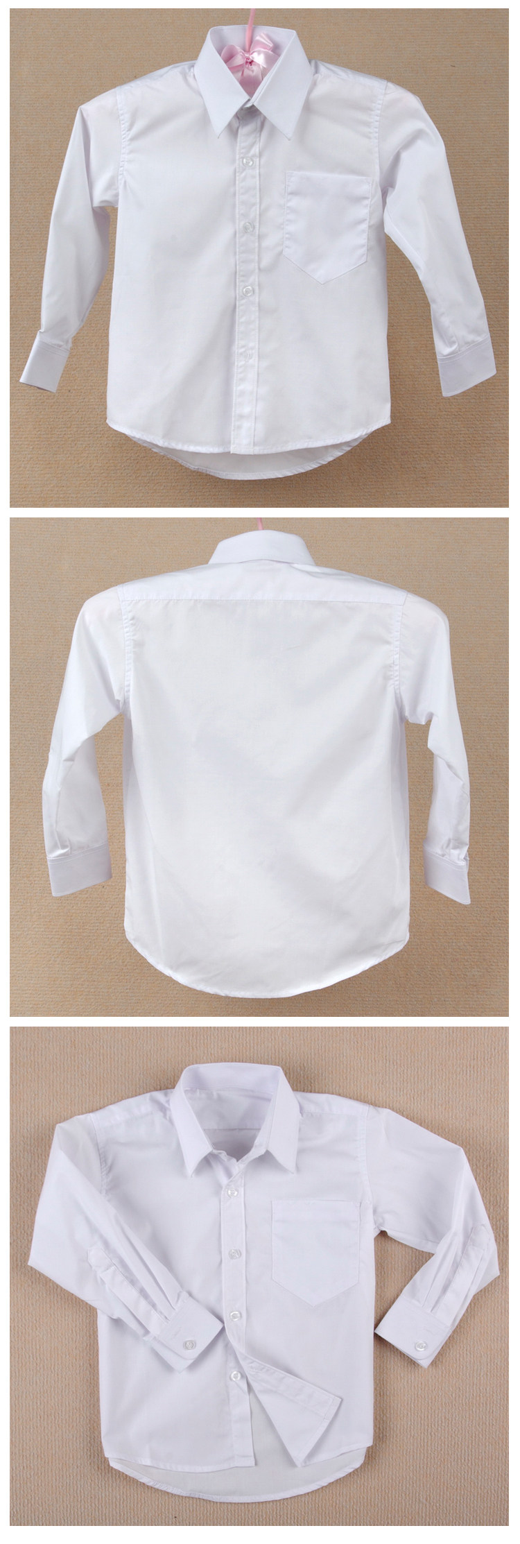 Chemise garcon à manche longue - Ref 2078225 Image 4