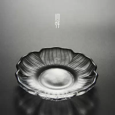 Xin Xuan Japanese heat-resistant glass cup holder coaster tray heat insulation pad hand-made saucer kung fu tea set Tea Pad