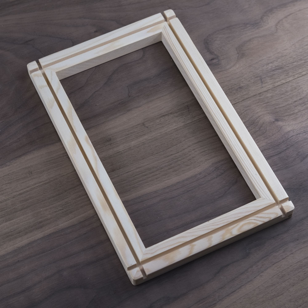 Legal embroidered tabletop embroidered frame inner frame embroidered DIY tool reversible inner frame accessory Pearl embroidered pine wood