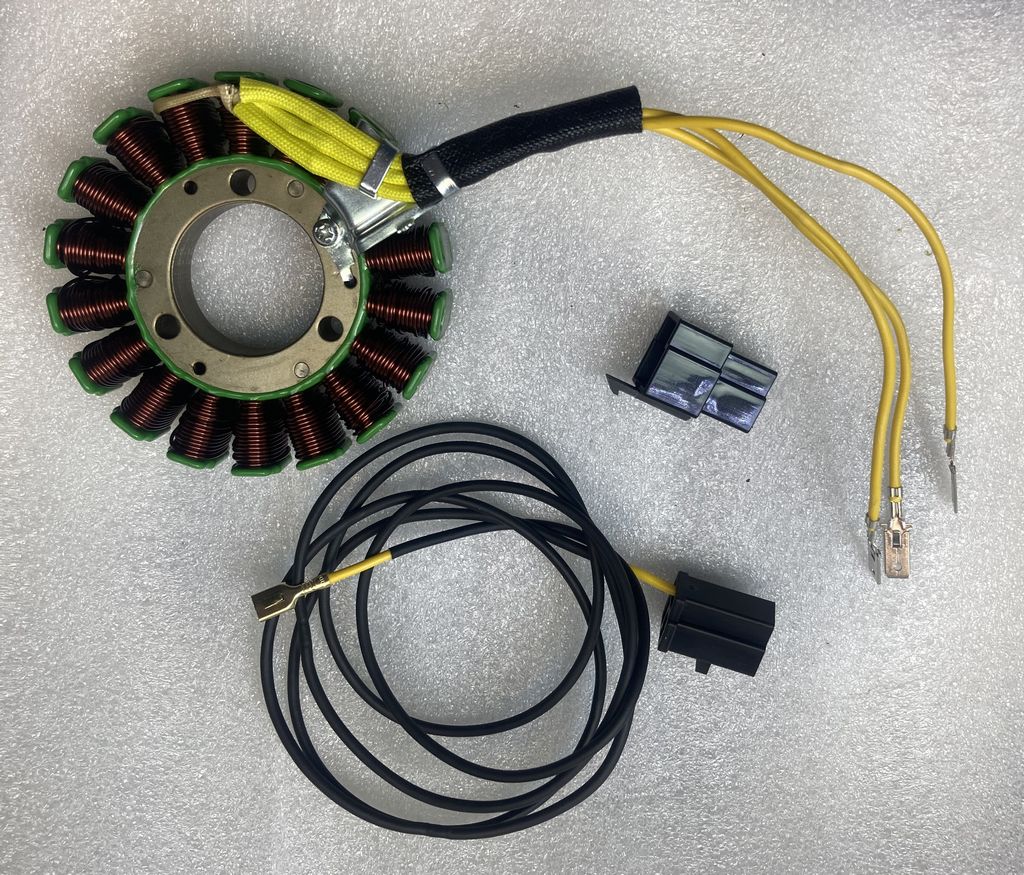 Suzuki UU125 modified three-phase 18 extremely magnetic motor coil to improve generation of generation coil 250w-Taobao