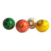 Color printing ball sponge solid World Cup Football 6 7 10cm elastic ball toy football door neutral soft months