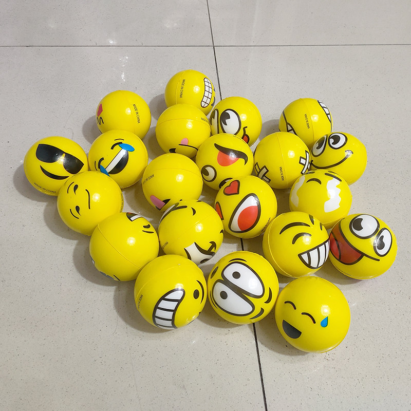 6 3cm Solid Sponge Jump Balls Children Adults Toy Families Parent-child Interaction Emotional Expression Cognitive Early