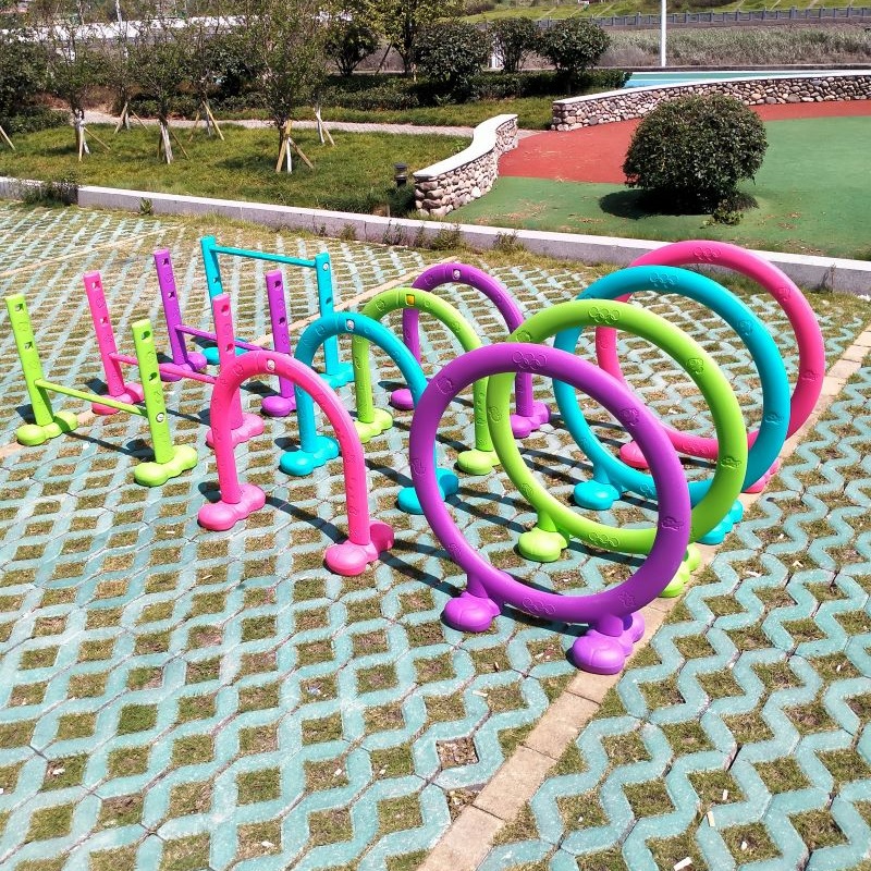 Kindergarten hurdle drilling drilling ring sports activity equipment toys children drilling cave arch door plastic