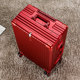 Wedding suitcase wine red dowry trolley case bride dowry suitcase female 24 inch silent boarding suitcase