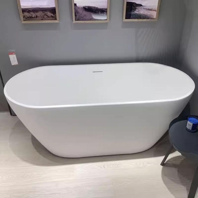 Duravit Freestanding Artificial Stone Oval Bathtub for Home Use for Adults 700477/700629/700630