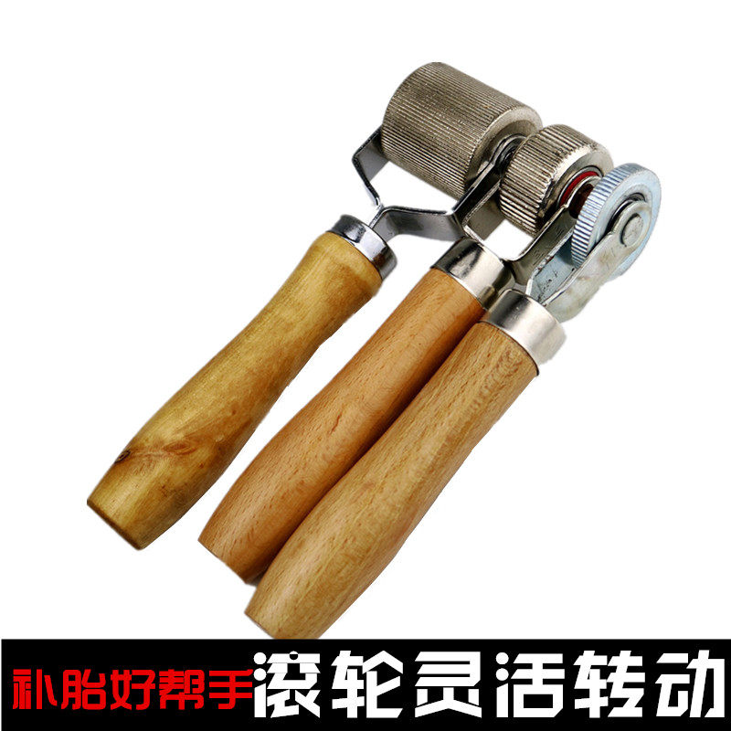 Tyre Compaction Roller TIRE TIRE TOOL SUIT VACUUM TIRE EXTERNAL PATCH SPECIAL REPAIR FLATTEN WHEEL ROLLER PUSHWHEEL ROLLER