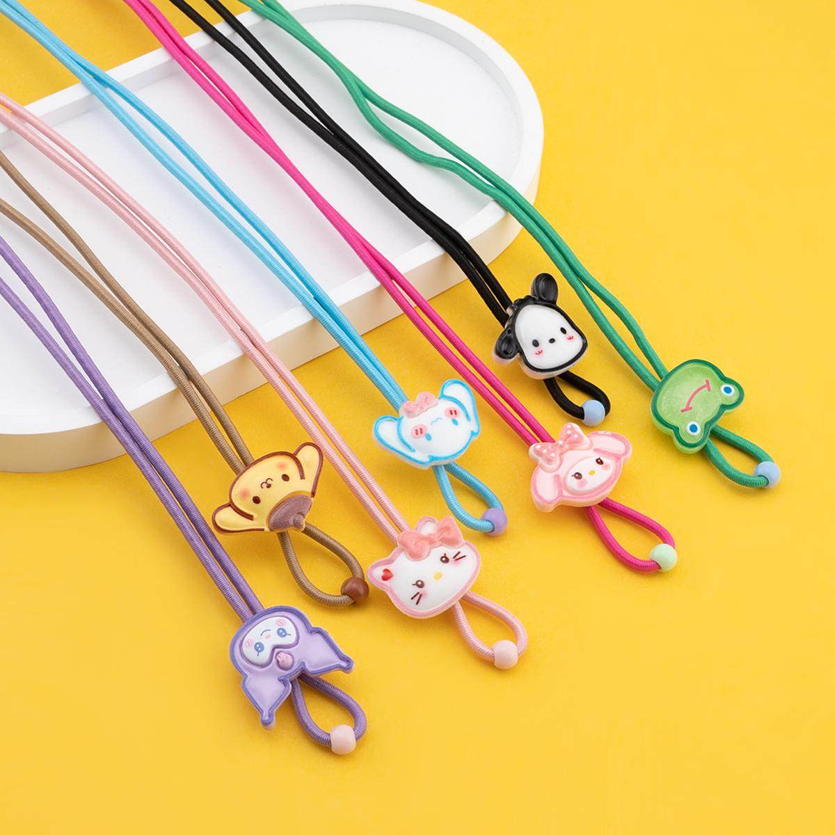 子供用漫画柄メガネストラップチェーン伸縮性ネックストラップ落下防止滑り止め学生用サングラス固定ツール