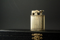 1929 US Ronson Longson Delight 14k Real Gold Princess Antique Kerosene Lighter