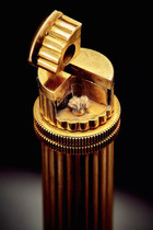 Inventory Unused 1950s French Hermes Hermes gold-plated antique kerosene lighter“No standard no box