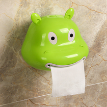 Fengjie toilet tissue box Non-perforated toilet waterproof creative tissue holder Cute small roll carton Household hanging