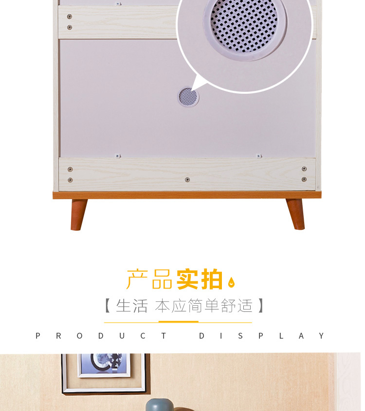 Nordic mỏng bãi giày giày giá đỡ đơn giản màu trắng hiện đại nhỏ gọn nhà đa chức năng lắp ráp thành chiếc giày cửa - Buồng tủ nhựa 5 ngăn