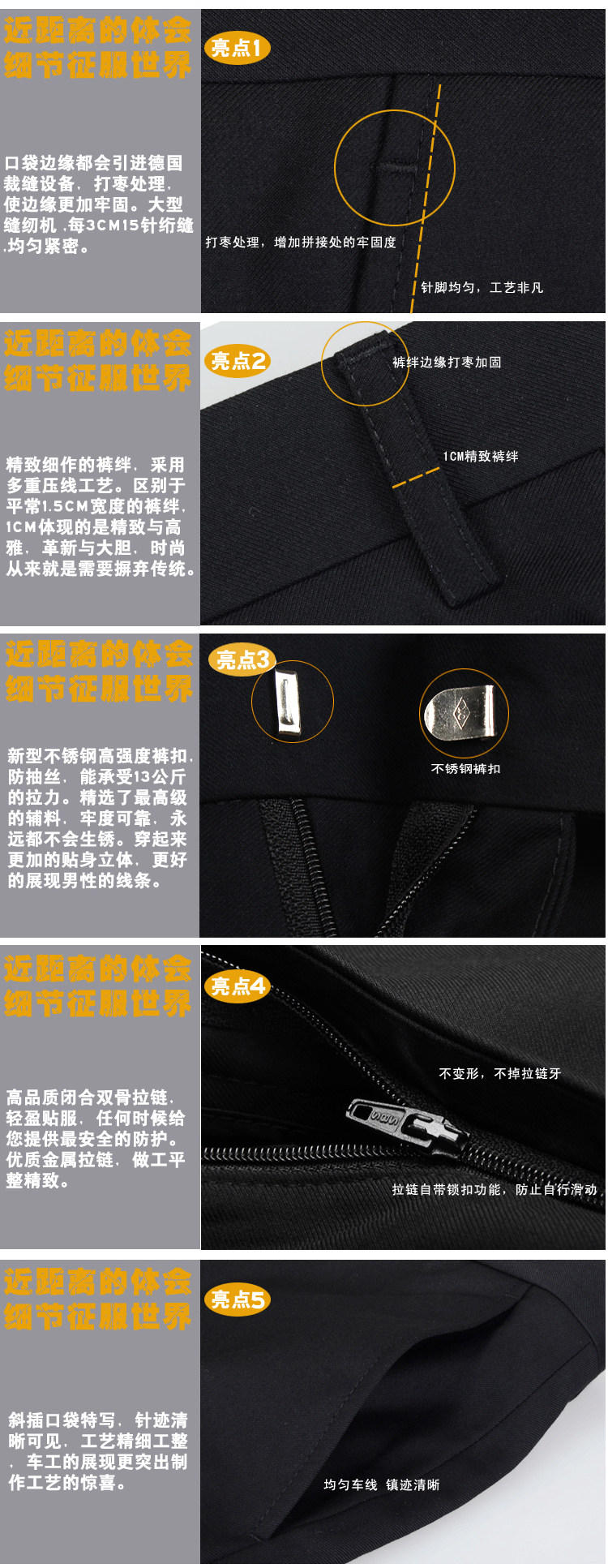 Costume homme en polyester pour printemps - Ref 1565677 Image 15