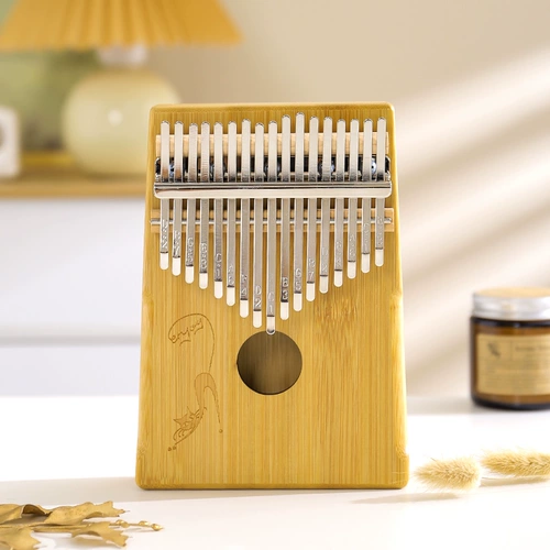 Thumbspin 17 Одиночная доска бамбук Калинба начинающий пальцем пианино