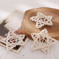 Rattan star Christmas five-pointed star kindergarten ceiling decoration Christmas decorations Christmas tree decoration pendant