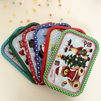 Christmas restaurant kitchen dinner plate Santa Claus fruit plate Christmas decoration decorations gifts gifts