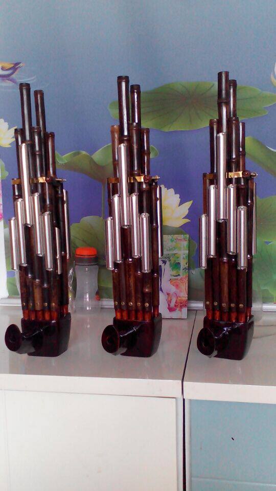 14 reed wood bucket purple bamboo amplification fang sheng professional ethnic playing musical instruments direct sales outdoor portable elevated floor cleaning