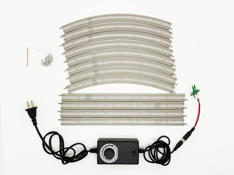 [in Stock] Aerosim Pioneer N Scale Train Model Track High-Speed Rail Ballastless Electronic Speed Control Set